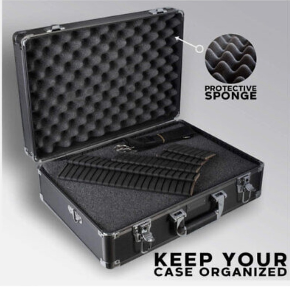 NWT Pro Medium Hard Camera Video Case w/ Foam For Nikon canon Sony camcorders